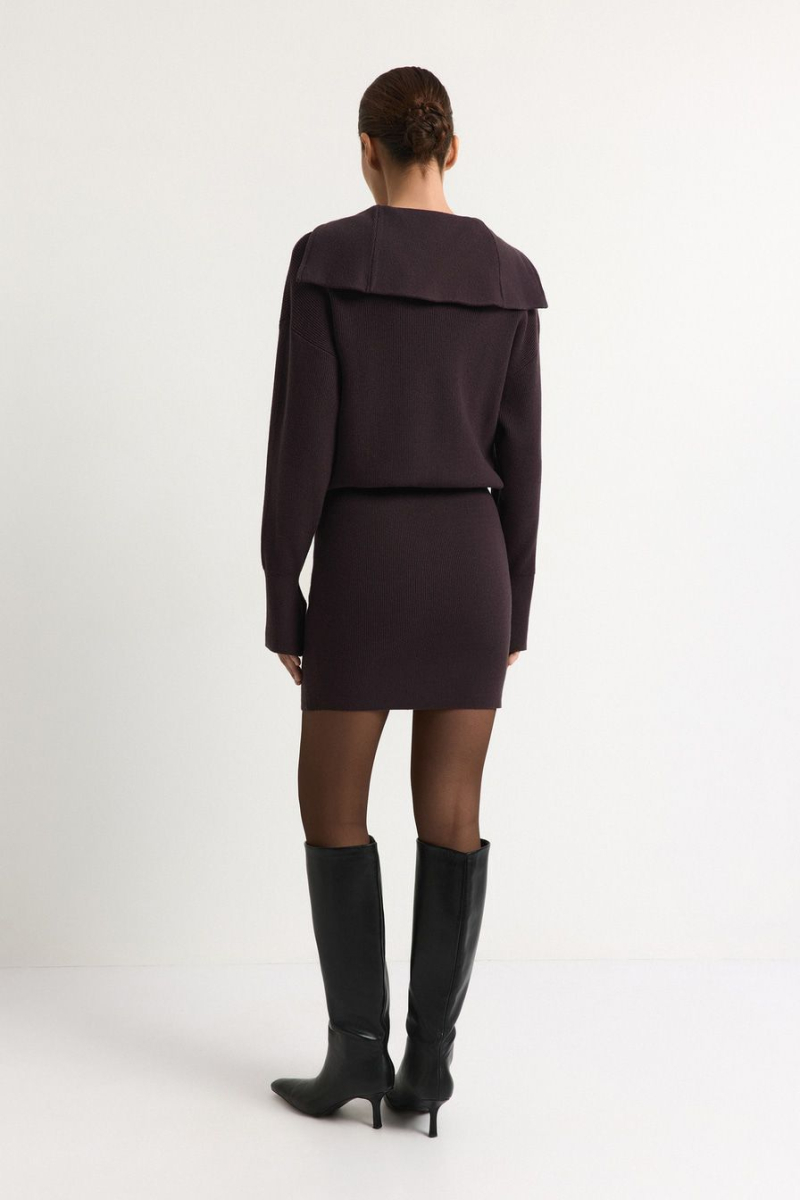 Платье из смесовой вискозы TOPTOP, цвет: коричневый, TT.010.17829.700 купить онлайн