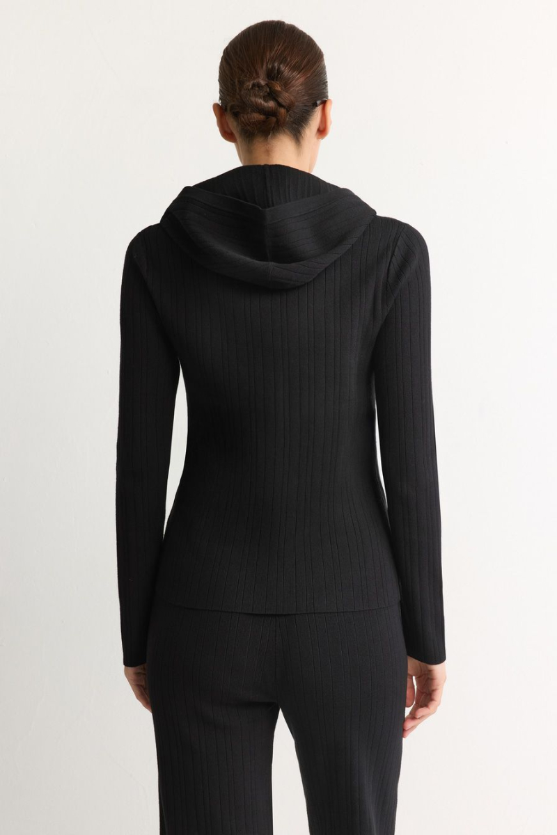 Джемпер из смесовой вискозы TOPTOP, цвет: Черный, TT.050.15638.900 купить онлайн