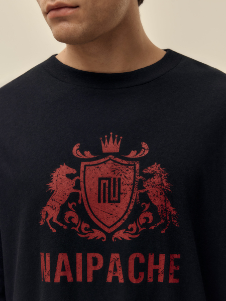 Футболка Винтаж Royal Shield NAIPACHE, цвет: Черный, 2511066900 купить онлайн