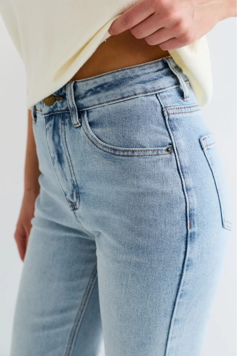 Джинсы-клёш Erist store, цвет: голубой, НФ-00003249 купить онлайн