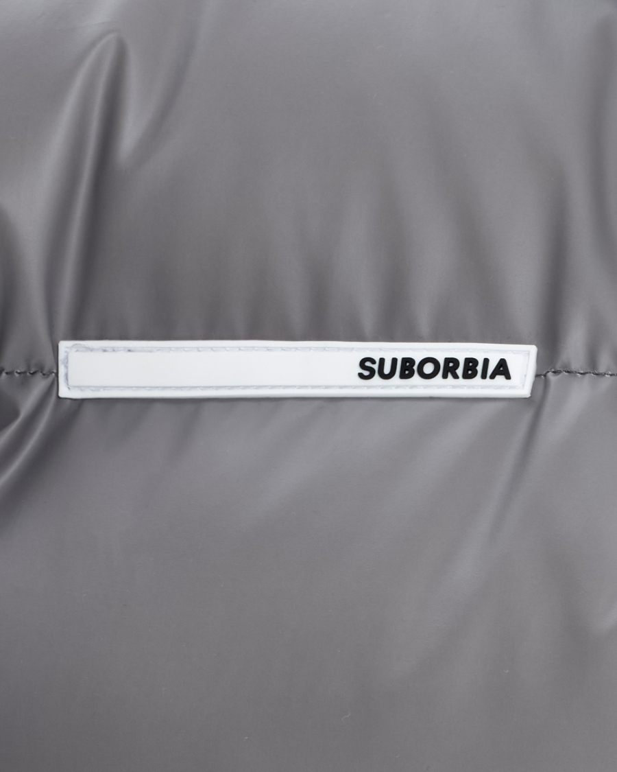 Жилет базовый мини с эффектом термохрома Suborbia, цвет: серо-белый, 006982 купить онлайн