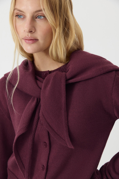 Косынка из шерсти Charmstore, цвет: сливовый 602-42998-680 купить онлайн