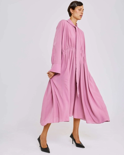 Платье с шарфом Anmuse, цвет: розовый, RB26SP315-DRS купить онлайн