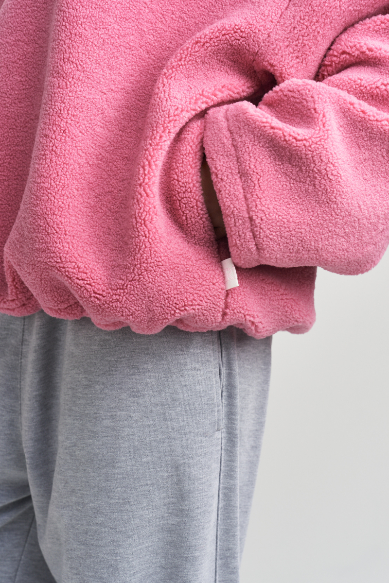 Анорак плюшевый Erist store, цвет: розовый, НФ-00003301 купить онлайн
