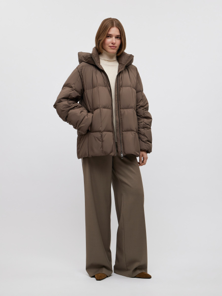 Пуховая куртка Conso, цвет: серо-коричневый, WDS 250509 - серо-коричневый купить онлайн