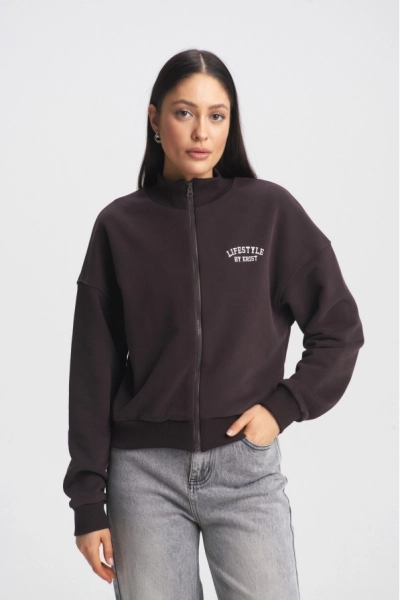 Бомбер мини Brown