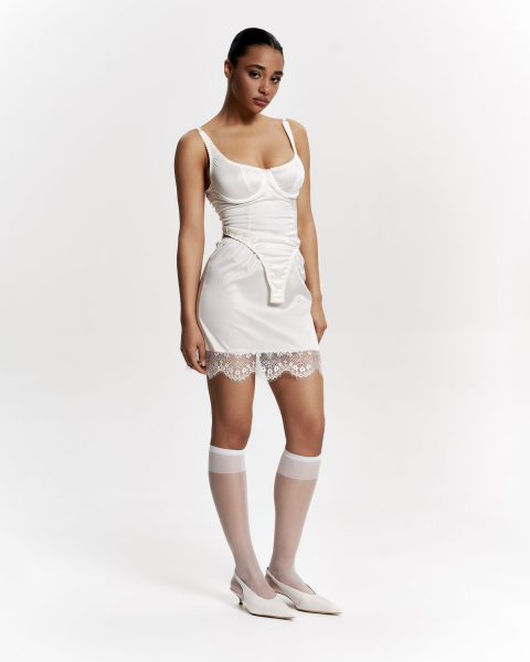 Боди BODYSUIT FAYORA BACKED MILK YONS, цвет: молочный, YO-503 купить онлайн