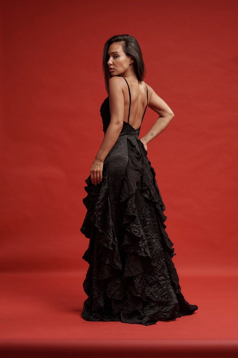 Платье "Павлова" BARDAK, цвет: Черный,  купить онлайн