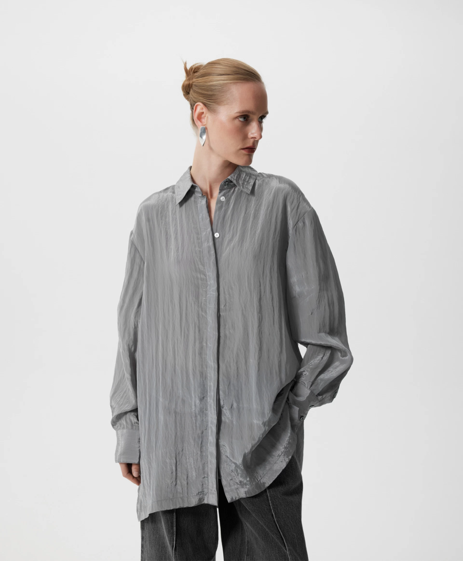 Блузка прямой свободной формы