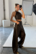 Топ из экокожи BROWN Label .B, цвет: BROWN, Tp.07.2/4BRN купить онлайн