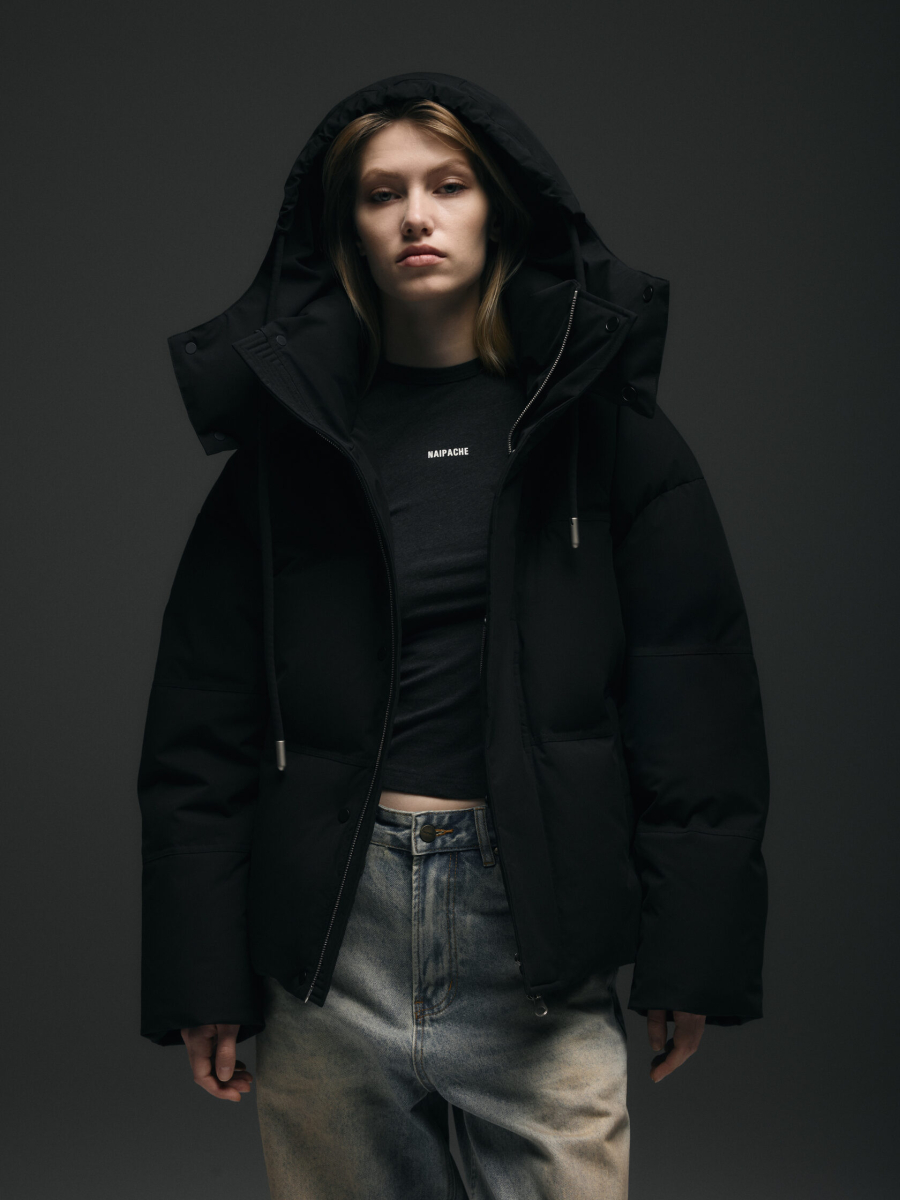 Пуховик Frostkill puffer NAIPACHE, цвет: Черный,  купить онлайн