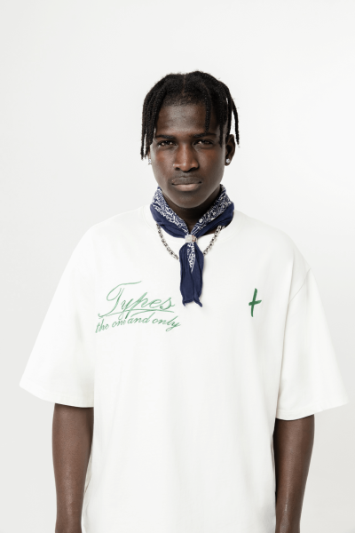 Футболка White "baseball T-Shirt" types, цвет: белый,  купить онлайн