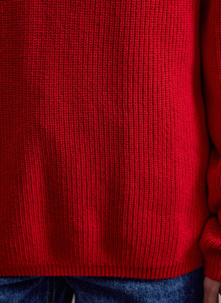 Джемпер с V-образным вырезом ALL WE NEED, цвет: красный, 2603W3545-07 купить онлайн