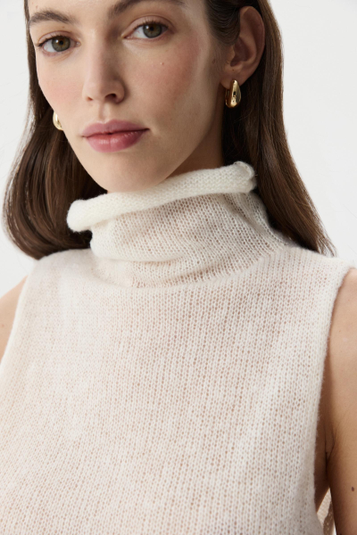 Топ ажурный Charmstore, цвет: молочный, 309-46581-111 купить онлайн