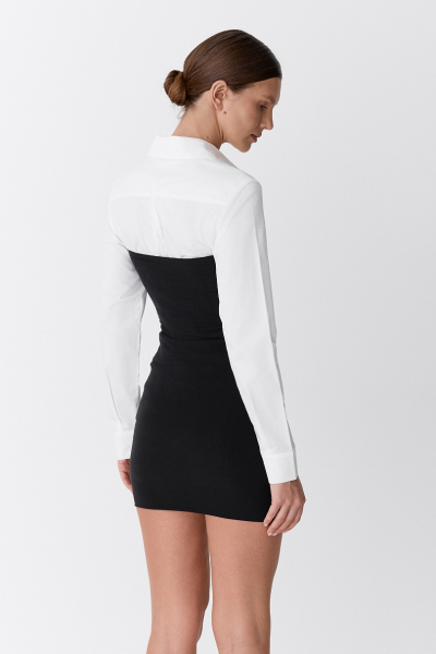 Платье-бандо мини Ricoco, цвет: Черный, 6058/1 купить онлайн