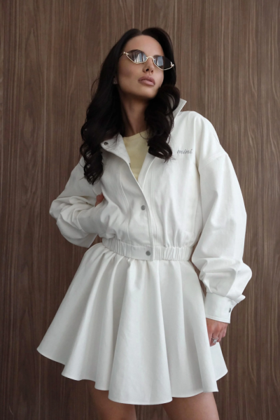 Джинсовка укороченная "Небо"