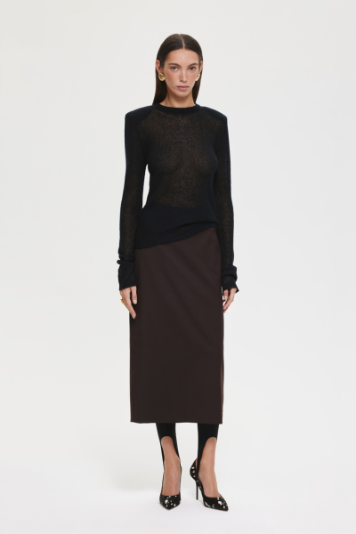 Юбка-миди DREAMS BY ALENA AKHMADULLINA, цвет: коричневый, 225102100204160/108000 купить онлайн