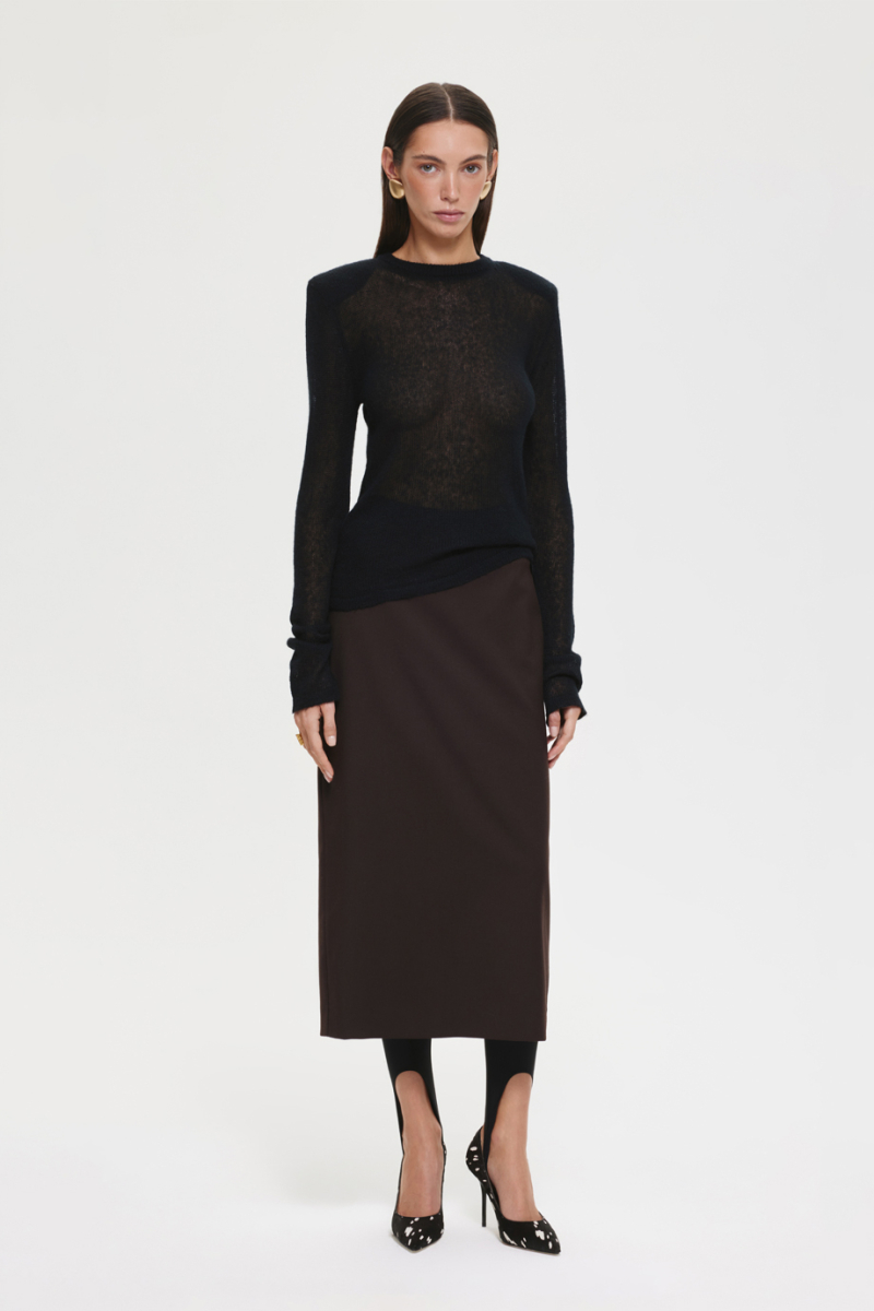 Юбка-миди DREAMS BY ALENA AKHMADULLINA, цвет: коричневый, 225102100204160/108000 купить онлайн