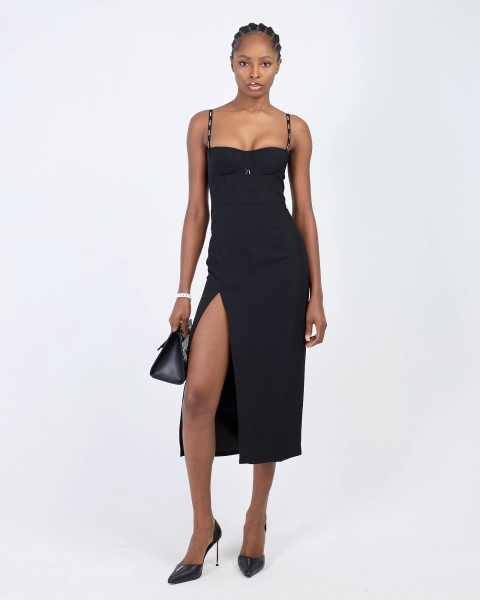 Платье-миди КОРСЕТ ASIA ST 71, цвет: Черный, Ast71.dress-corset-bl купить онлайн