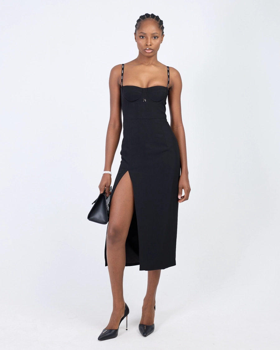 Платье-миди КОРСЕТ ASIA ST 71, цвет: Черный, Ast71.dress-corset-bl купить онлайн