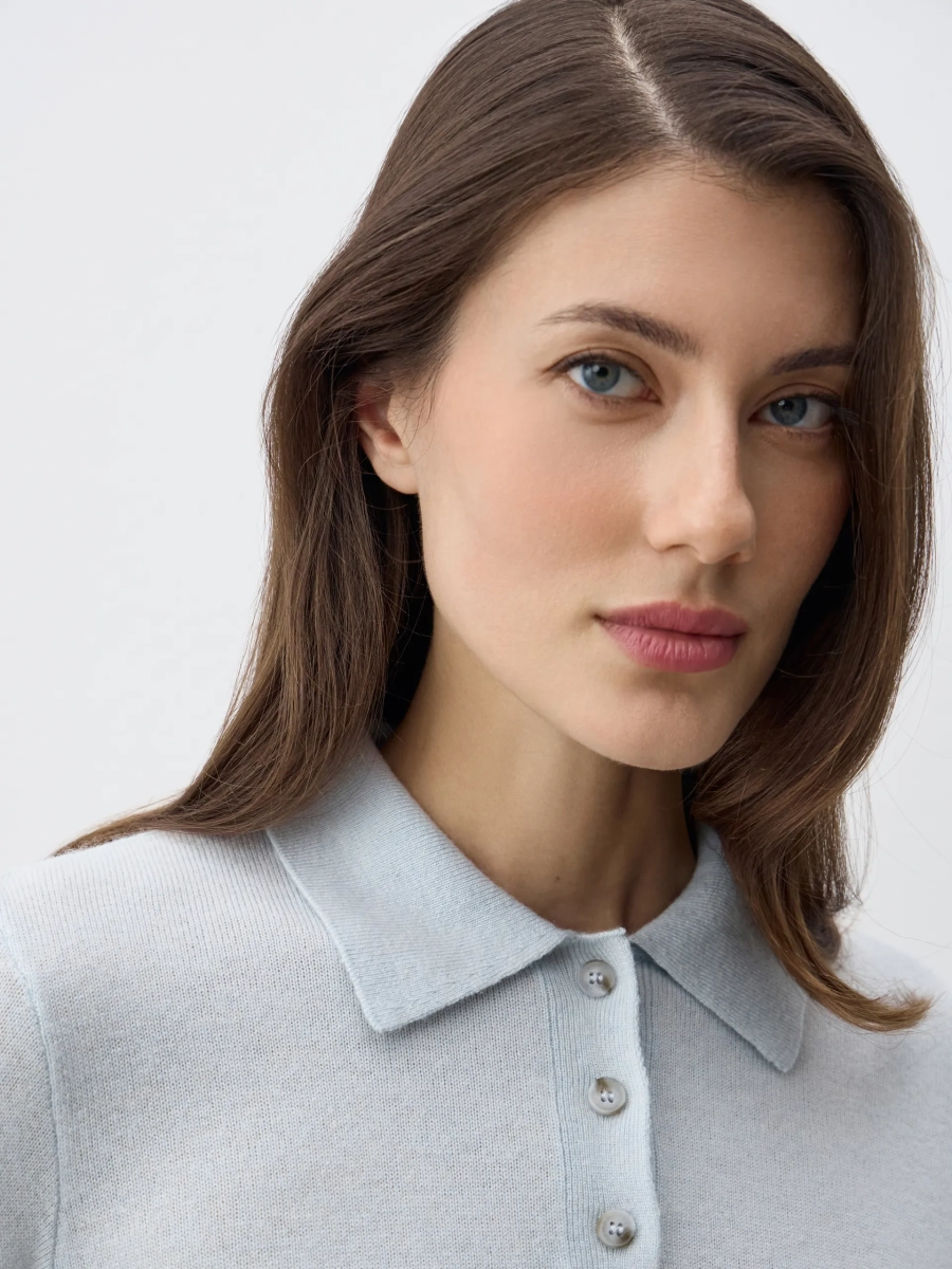 Джемпер-поло PERSIA ANNA PEKUN, цвет: голубой, 40.2517.600 купить онлайн