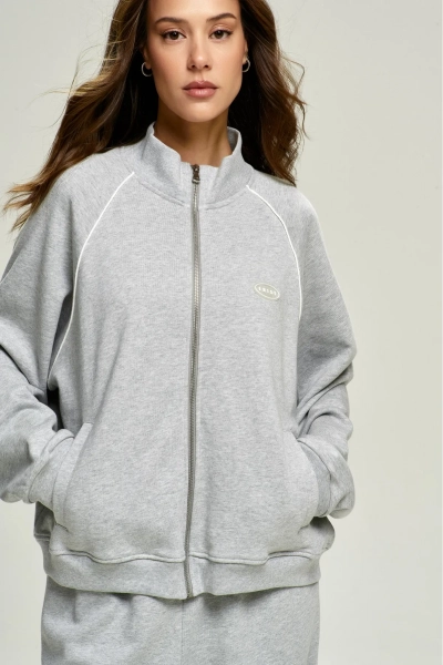 Олимпийка с кантом Grey Melange Erist store, цвет: серый, НФ-00002796 купить онлайн