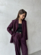 Жакет из вискозы без лацкана VELVET, цвет: Бордовый, 00-00004834 купить онлайн