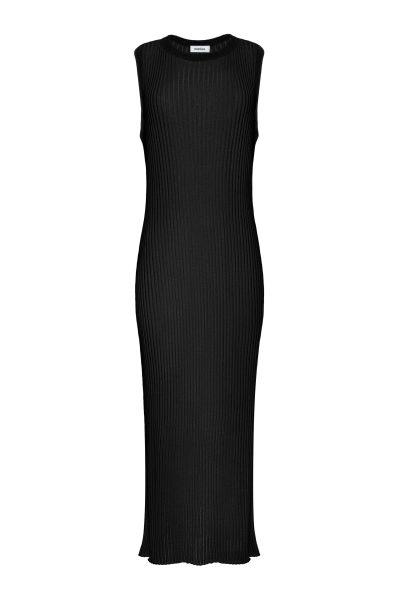 Трикотажное платье PAPAYA, цвет: Черный SS2507DR01TR |новая коллекция купить онлайн