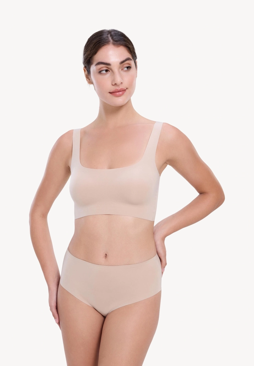 Трусы женские танга из полиамида MUTED, цвет: бежевый 905474.WPAN0019-Beige купить онлайн