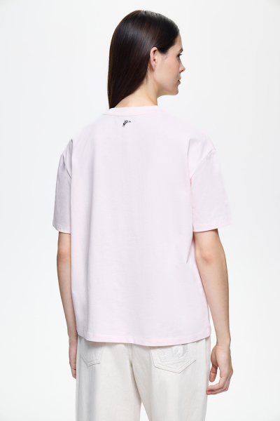 Футболка с принтом DREAMS BY ALENA AKHMADULLINA, цвет: розовый 126103120404517/310000 |трендовая новинка купить онлайн