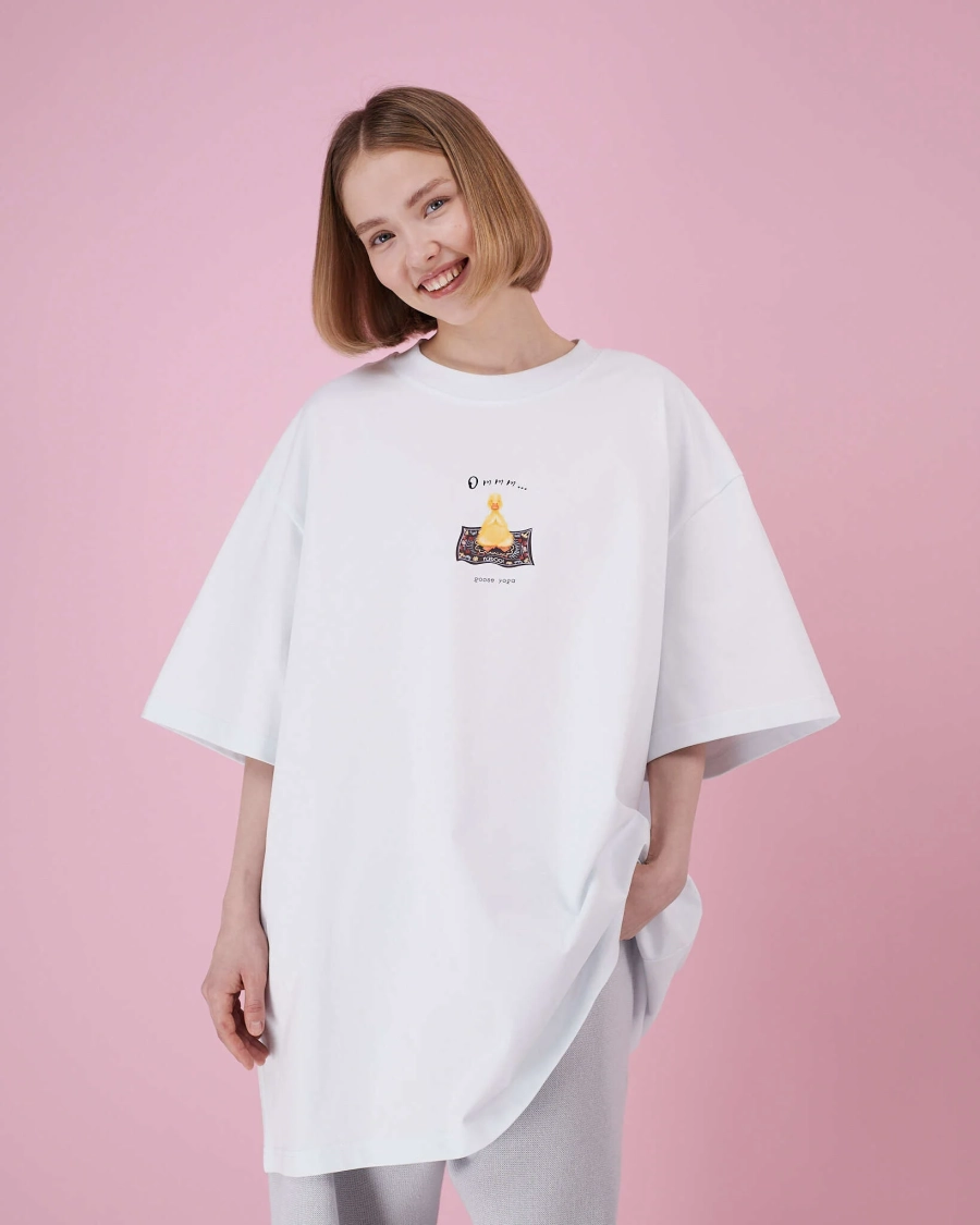 Футболка Ommm… TABOO, цвет: белый, TsOmmm купить онлайн