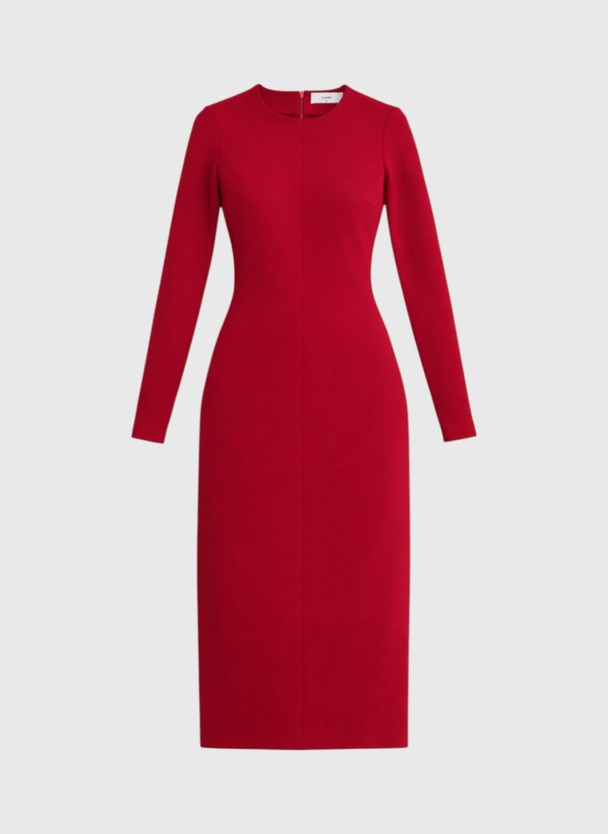 Облегающее платье ALL WE NEED, цвет: красный, 2602W2428-07 купить онлайн