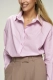 Рубашка Classic в полоску Pink