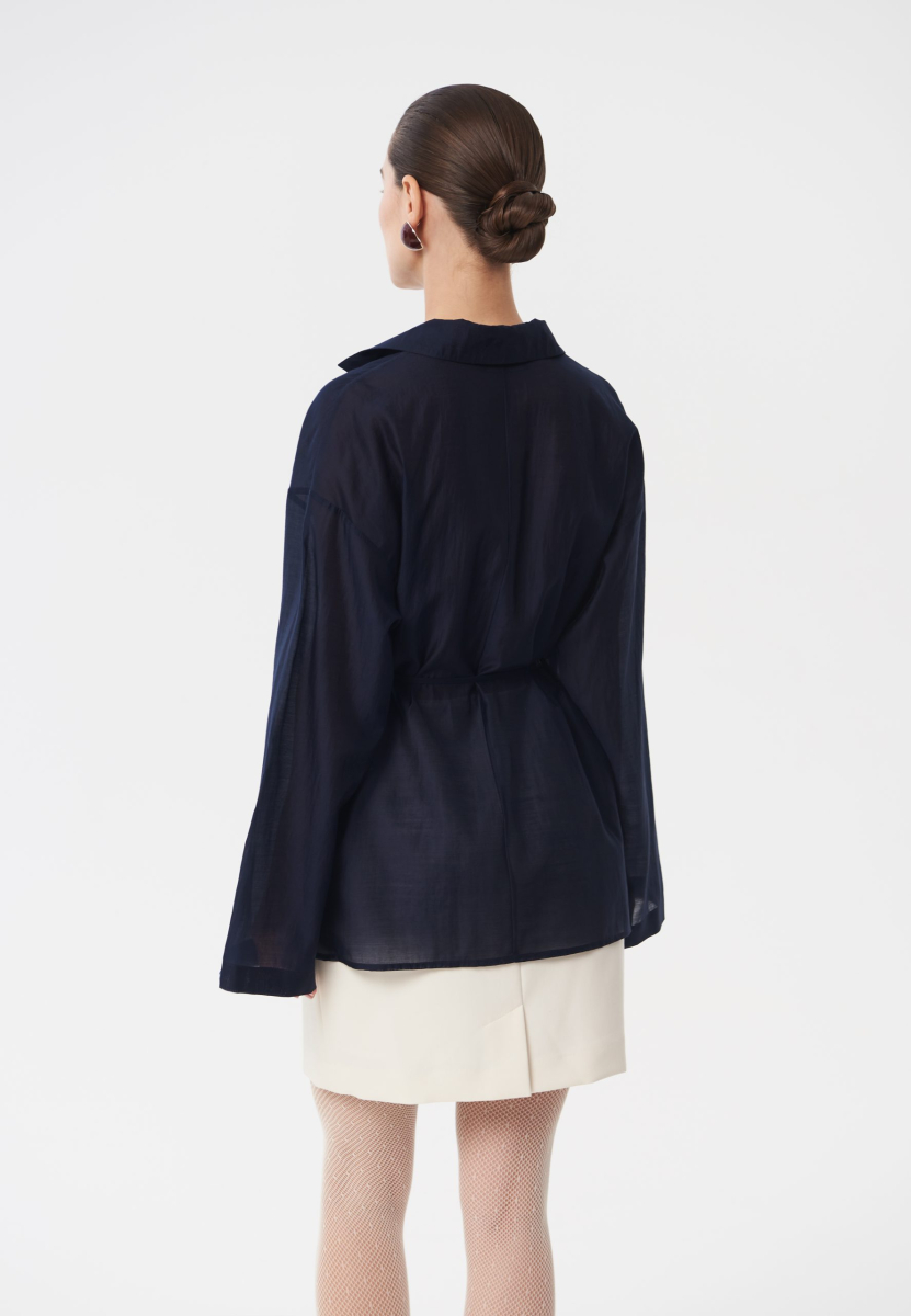 Блуза «Blue nights» CHUBA, цвет: синий,  купить онлайн