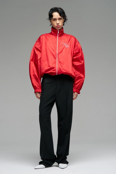 Бомбер из нейлона с вышивкой WALK OF SHAME, цвет: красный, MC026/FW2526 купить онлайн