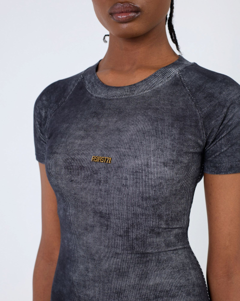 Платье в рубчик длинное ASIA ST 71, цвет: Черный, Ast71.dress-long-black купить онлайн