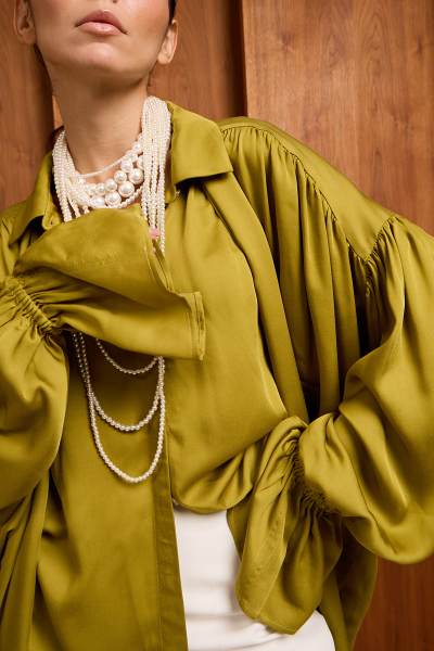 Блуза PIERO MIA AIM, цвет: лайм, MIA488/1 купить онлайн