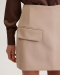 Мини-юбка на запах To be Blossom, цвет: BEIGE, 051370 купить онлайн