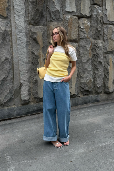 Топ-бандо вязаный LIGHT YELLOW Label .B, цвет: light yellow, Kn.09.2.01YW купить онлайн