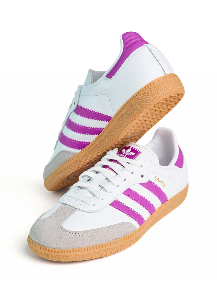 Кроссовки унисекс Adidas Samba OG "White Pink" NKDADDYS SNEAKERS, цвет: белый IH2873 купить онлайн