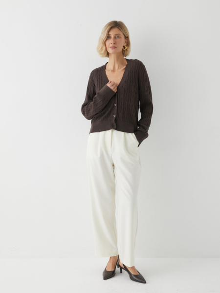 Кардиган Marou, цвет: коричневый, Mar_26021408 купить онлайн