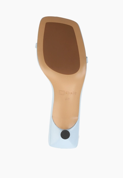 Босоножки из натуральной кожи SBALO, цвет: голубой STR3-2 купить онлайн