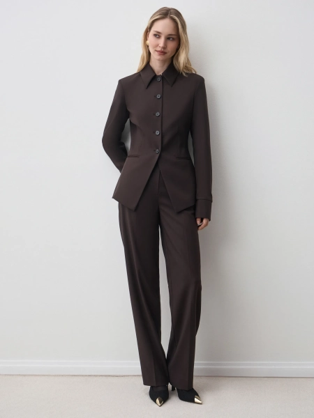 Брюки DOTTIE ANNA PEKUN, цвет: коричневый, 52.2586.700 купить онлайн