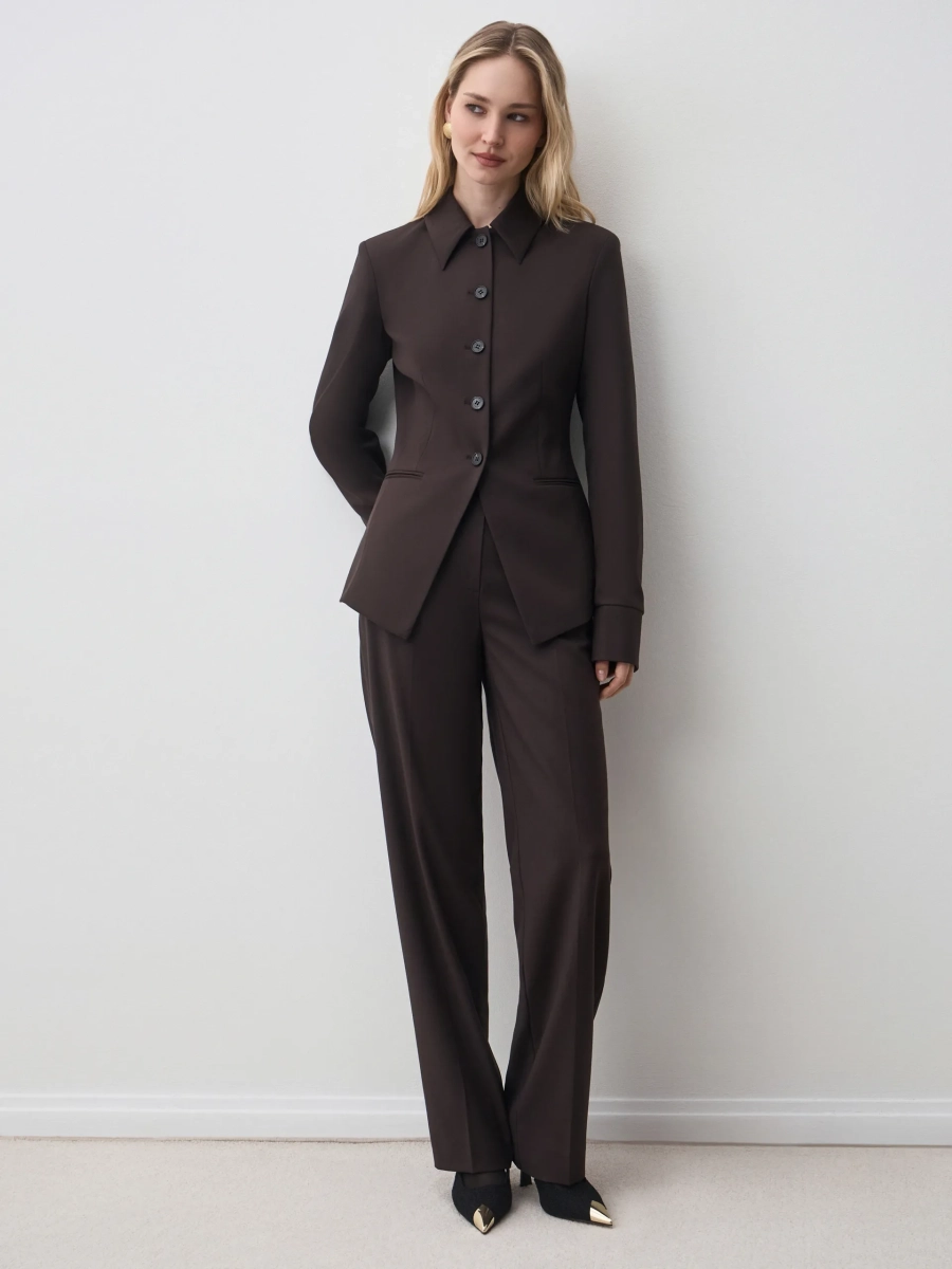 Брюки DOTTIE ANNA PEKUN, цвет: коричневый, 52.2586.700 купить онлайн