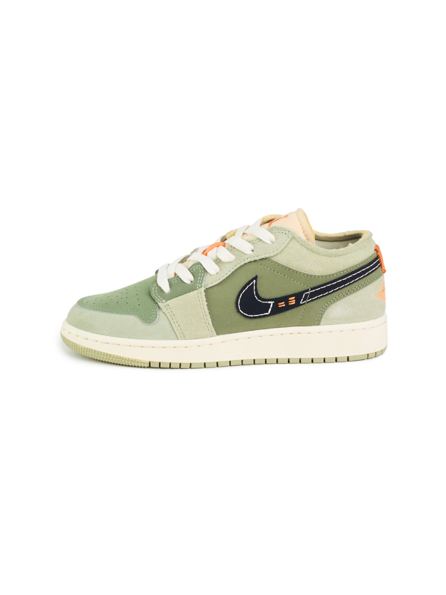 Кроссовки подростковые Jordan 1 Low "Sky J Light Olive" NKDADDYS SNEAKERS, цвет: зеленый FD9092-300 купить онлайн