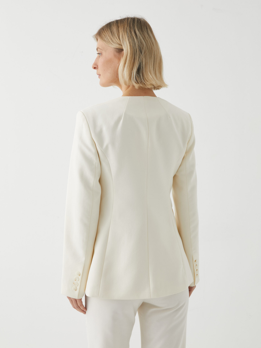 Жакет приталенный Marou, цвет: молочный, Mar_26020705 купить онлайн