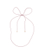 Шнурок LU pink gldn LU JEWEL, цвет: серебро, 29800059961339 купить онлайн