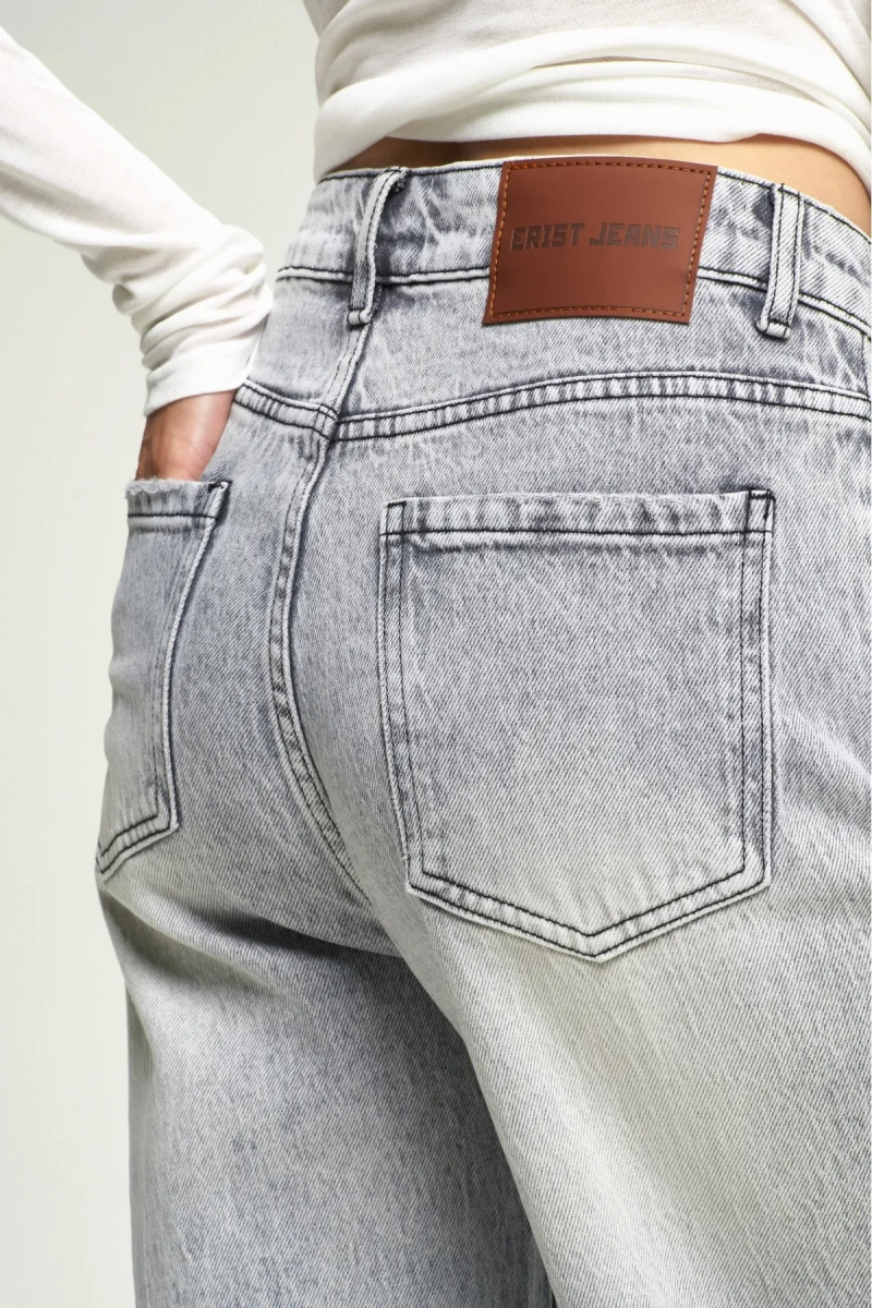 Джинсы Straight Classic Grey Erist store, цвет: серый НФ-00002666 |новая коллекция купить онлайн