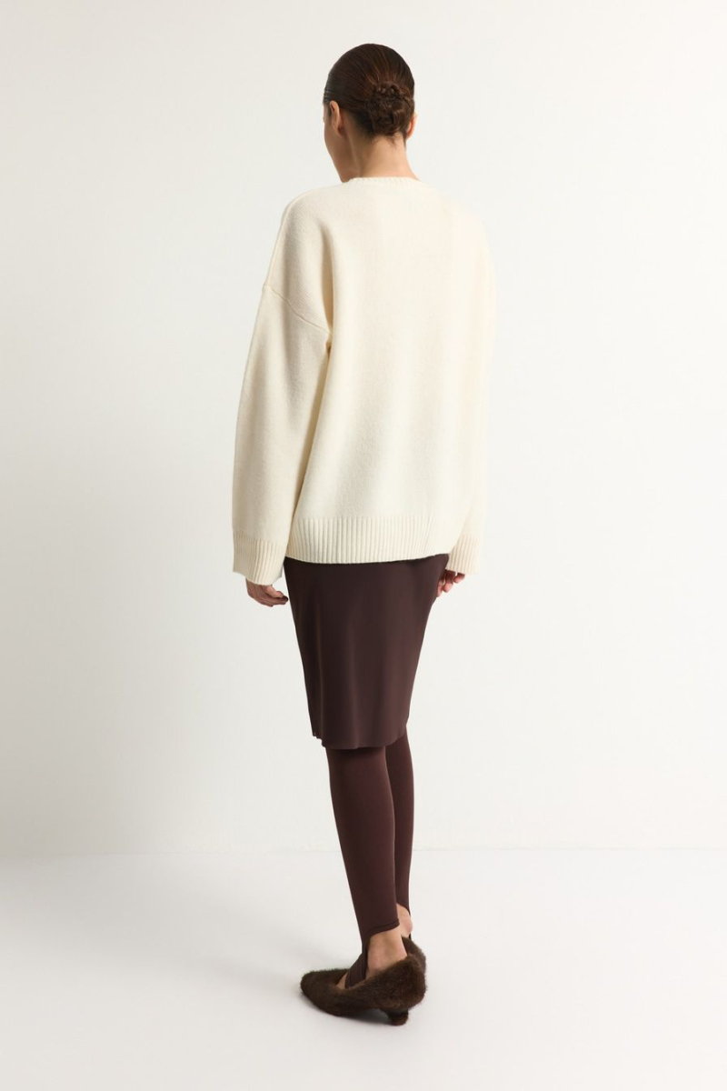 Джемпер из 100% шерсти мериноса TOPTOP, цвет: молочный, TTS.050.18935.120 купить онлайн