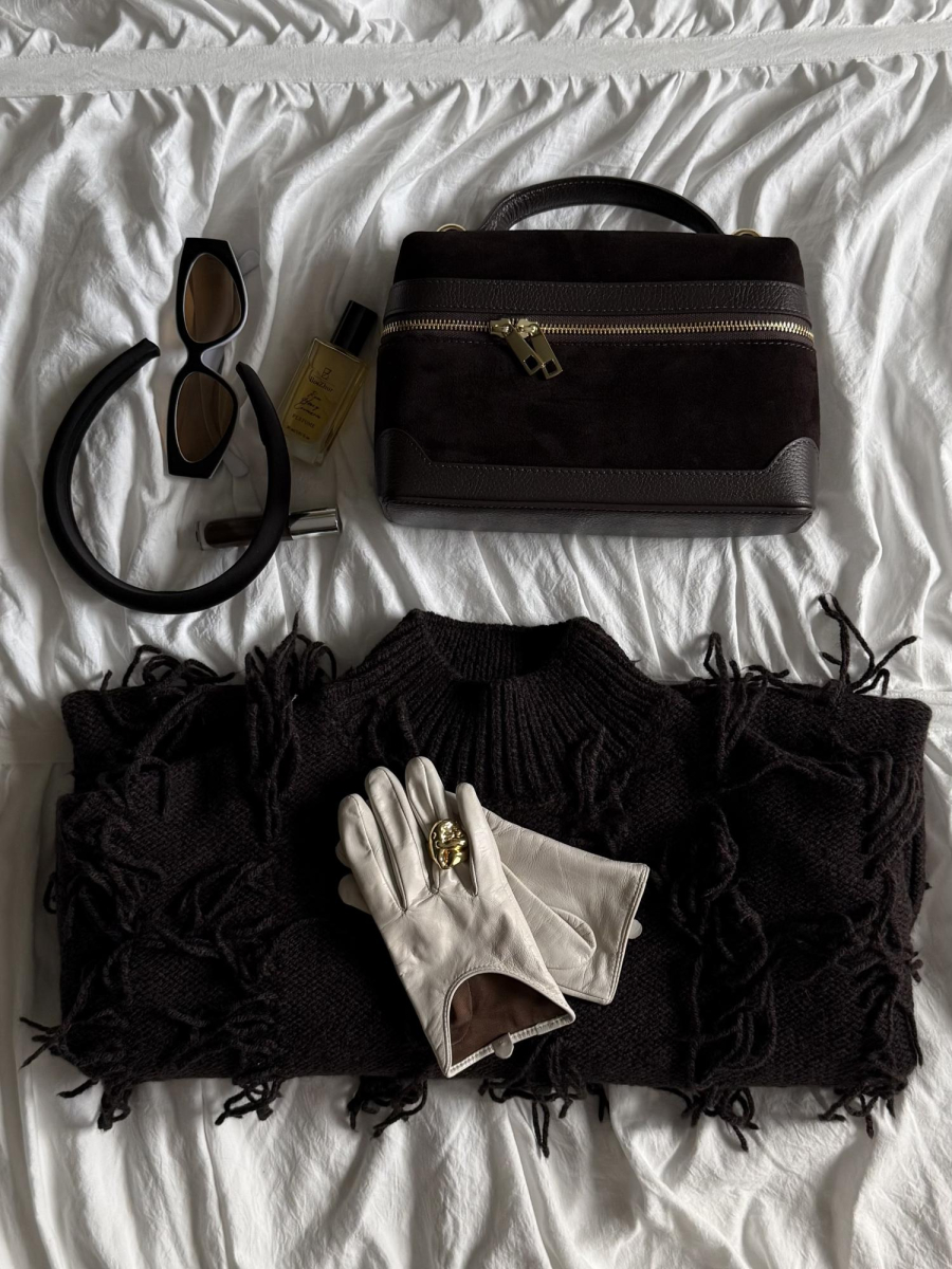 Сумка JENNA MEDIUM brand salad, цвет: stacey suede marron J-704-PHR 7882 купить онлайн